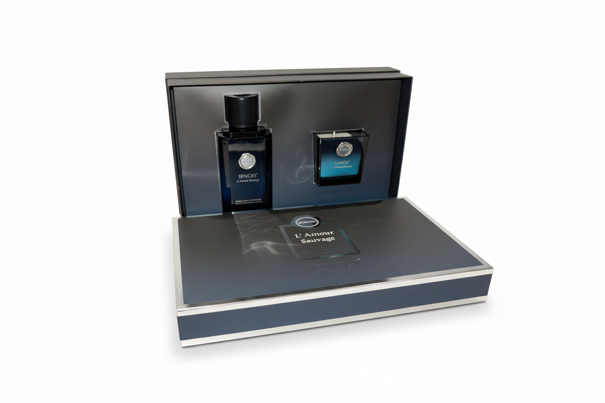 Sences L'Amour Sauvage Luxury Candle & Diffuser Gift Set