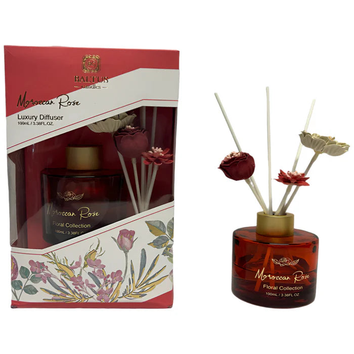 Baltus Moroccan Rose Floral Collection 100ml Luxury Diffuser