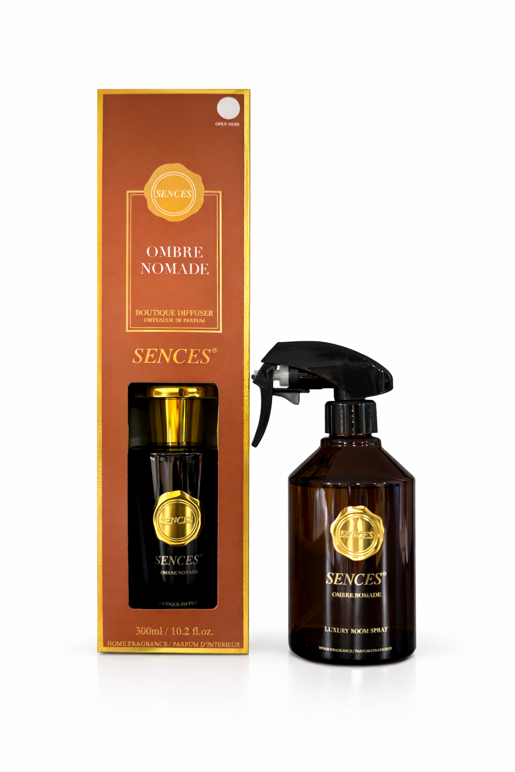 Sences Ombre Nomade 300ml Diffuser & 280ml Luxury Room Spray Bundle