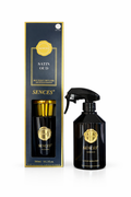 Sences Satin Oud 300ml Diffuser & 280ml Luxury Room Spray Bundle
