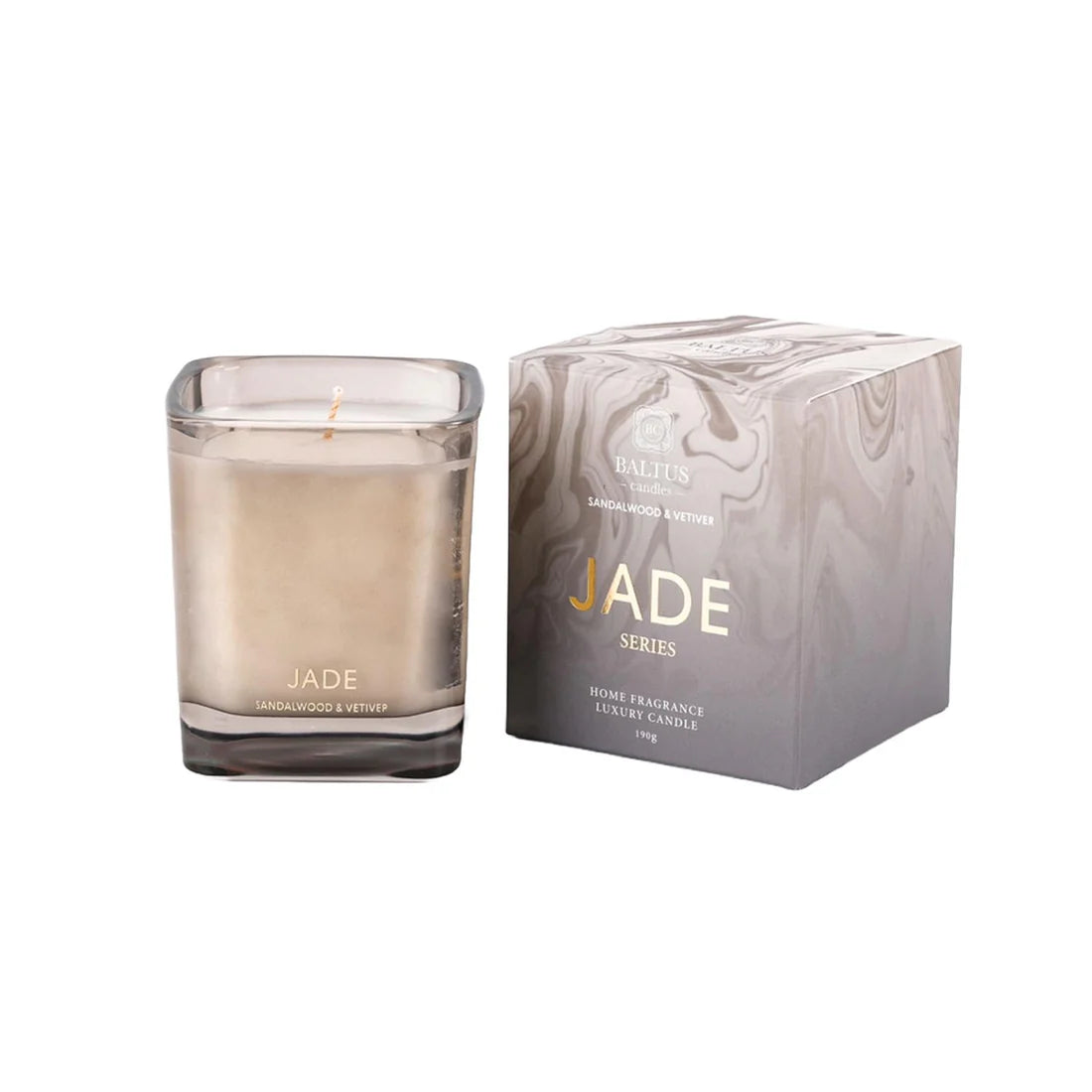 Jade Series Sandalwood & Vetiver 190g Luxury Candle